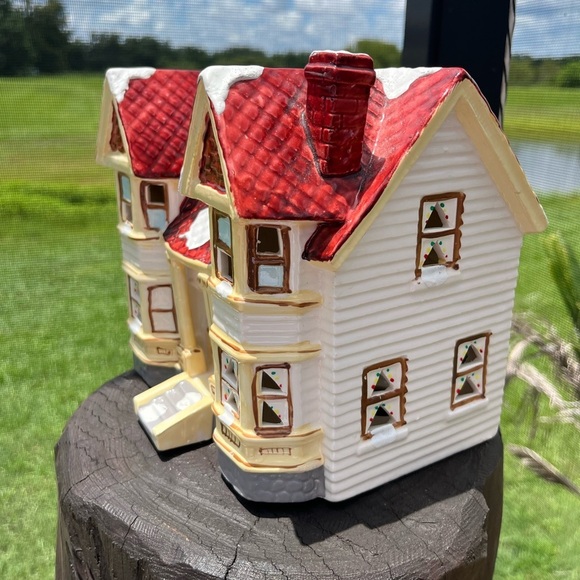 Rare Vintage Department Dept 56 Lincoln Park Duplex Year 1986 - Picture 10 of 11